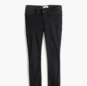 Madewell Maternity Side Panel Skinny Jeans Black 32